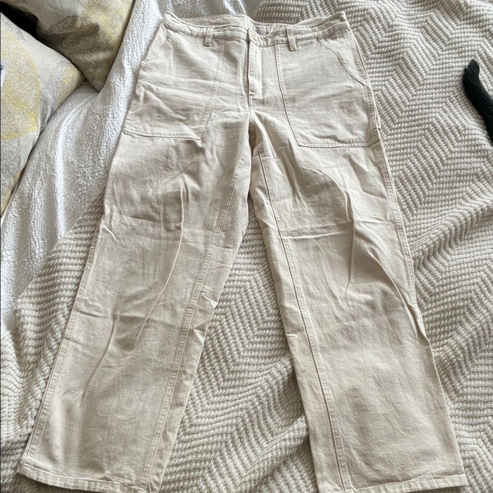 Cream Brixton Pants
